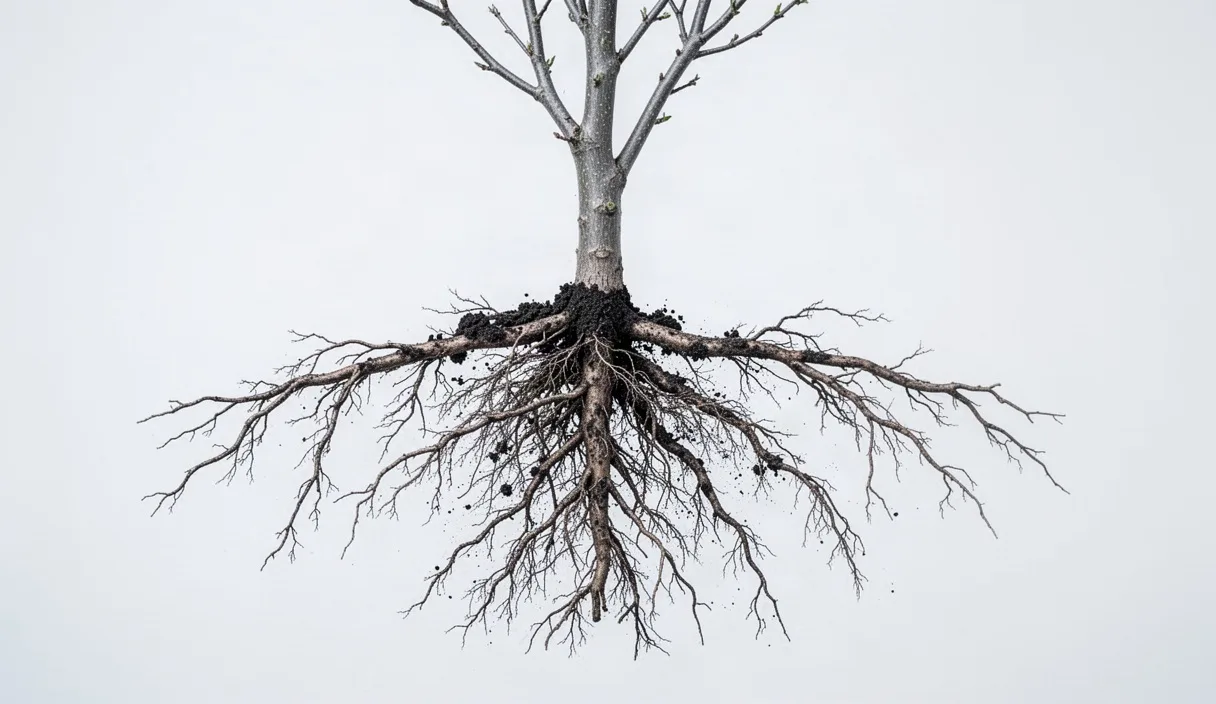 Identificación de displasia radicular en árboles jóvenes de vivero